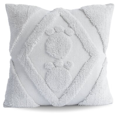 Paw Print Square Cotton Pillow Cover - Image 0