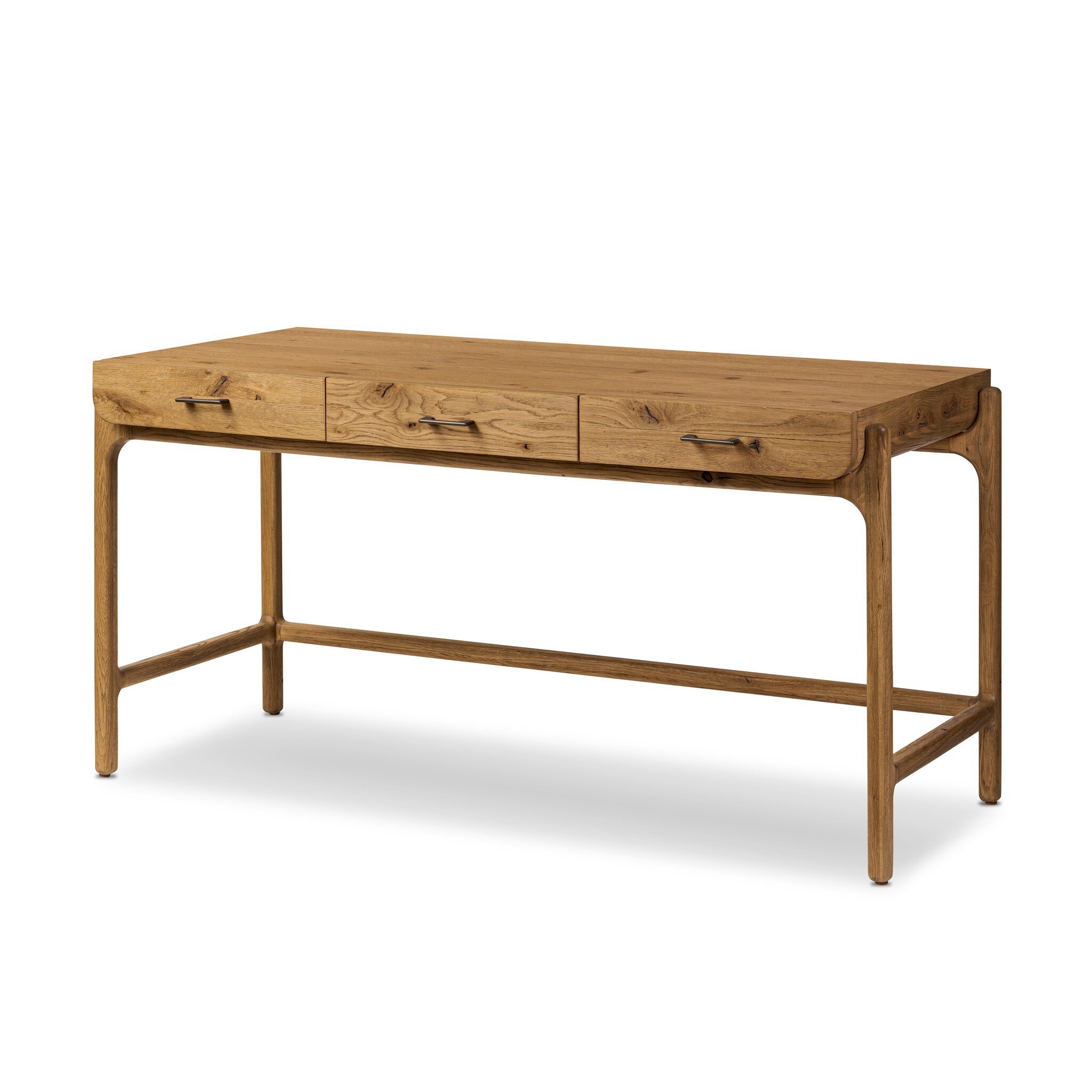Bloomfield Desk - Resawn Worn Oak - Image 1