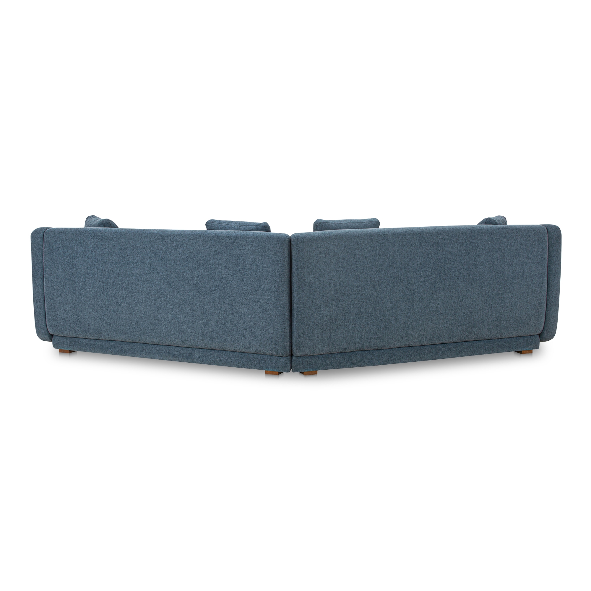 Fraser 2 Piece Modular Sofa Deep Blue - Image 3