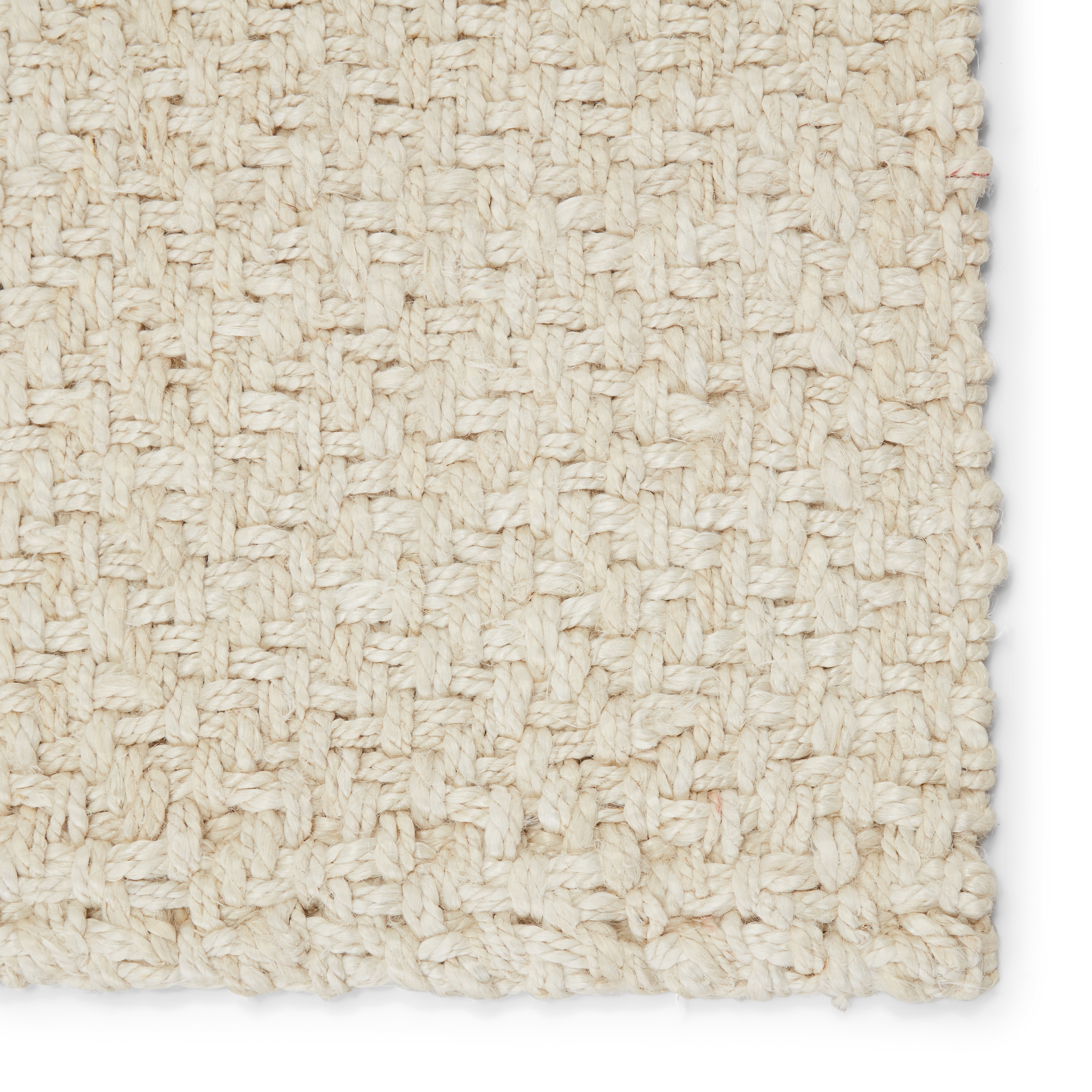 Tracie Natural Solid White Area Rug (6'X9') - Image 3
