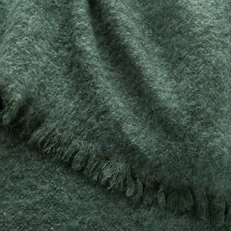 Taylor Alpaca/Wool Green King Blanket - Image 1