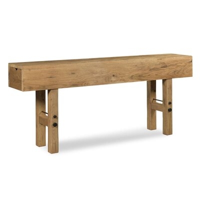 MakerS 83.75" Solid Wood Console Table - Image 0