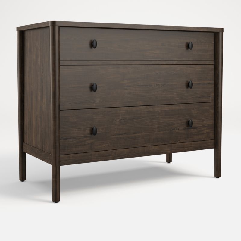 Gia Charcoal Cherry 3-Drawer Chest- estimated Aug. 2023 - Image 1