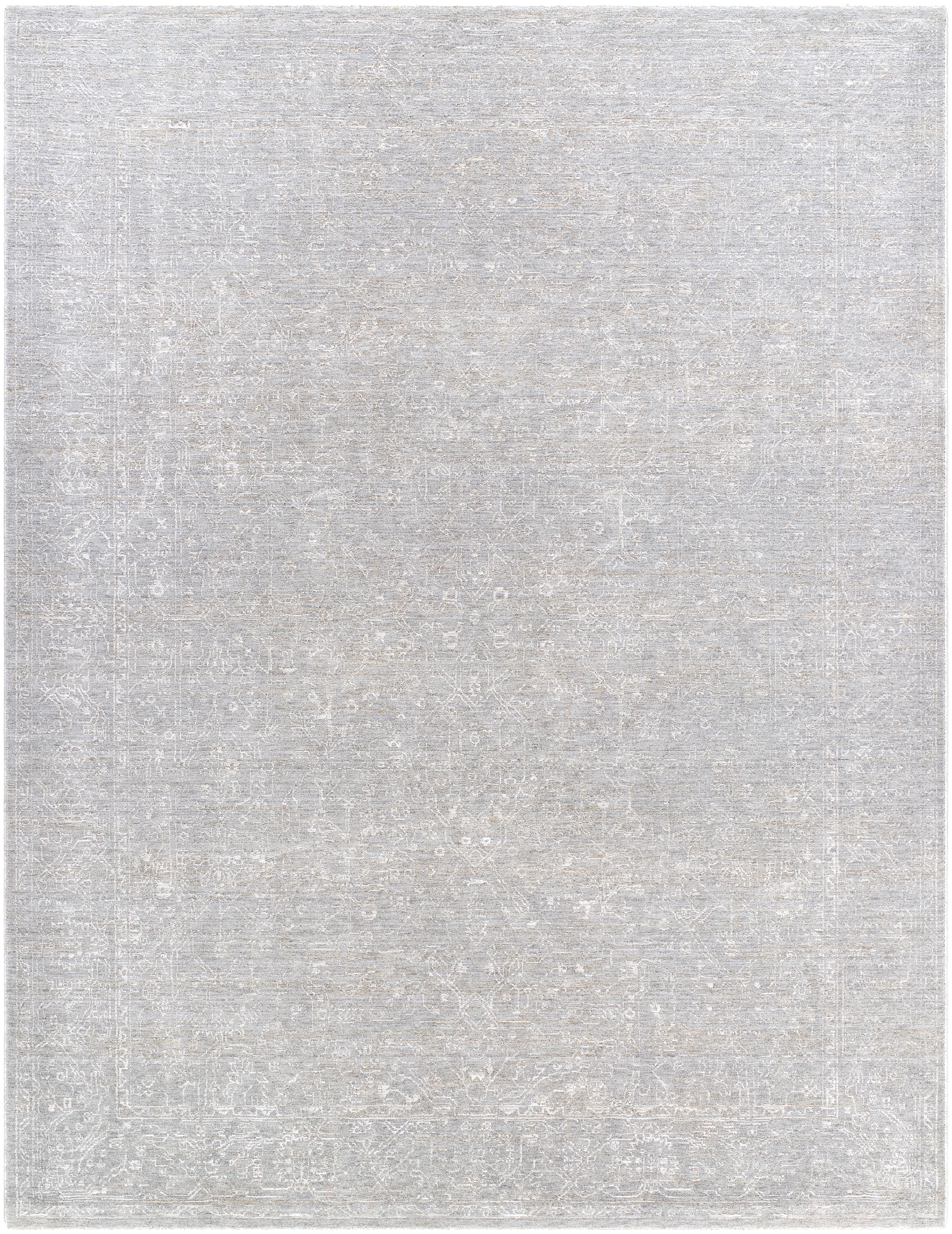 Poet Gray Indoor 2' x 2'11" Machine Woven Rug - Image 0