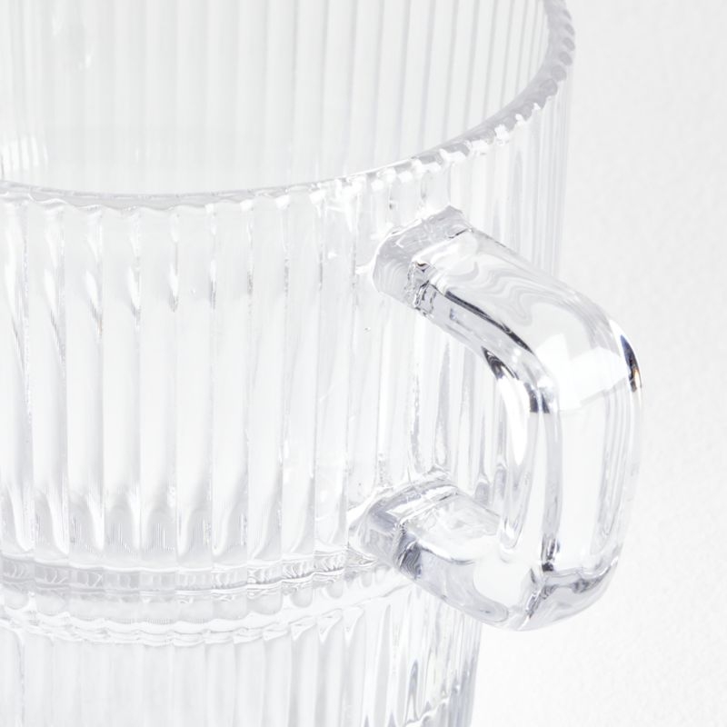 Atwell 10-oz. Stackable Ribbed Glass Mug - Image 1