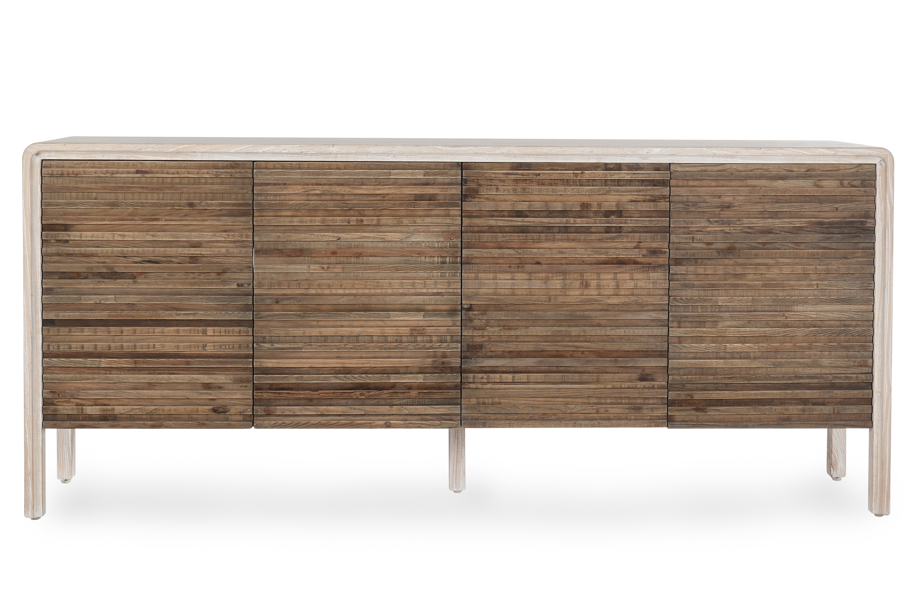 Elodie 4Dr Sideboard Beige/Natural - Image 1