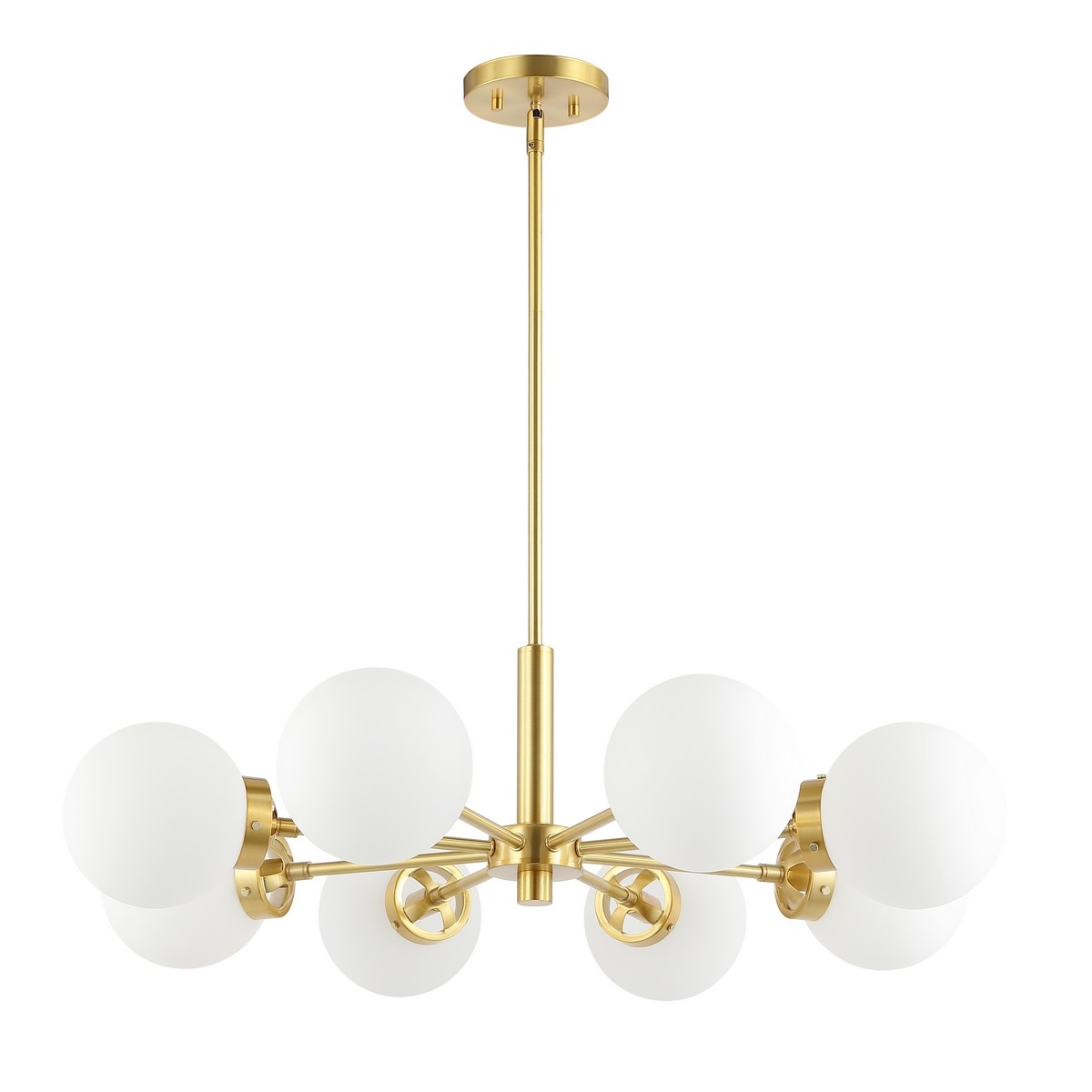 Prosie 8Lt 32" Chandelier - Gold - Safavieh - Image 0