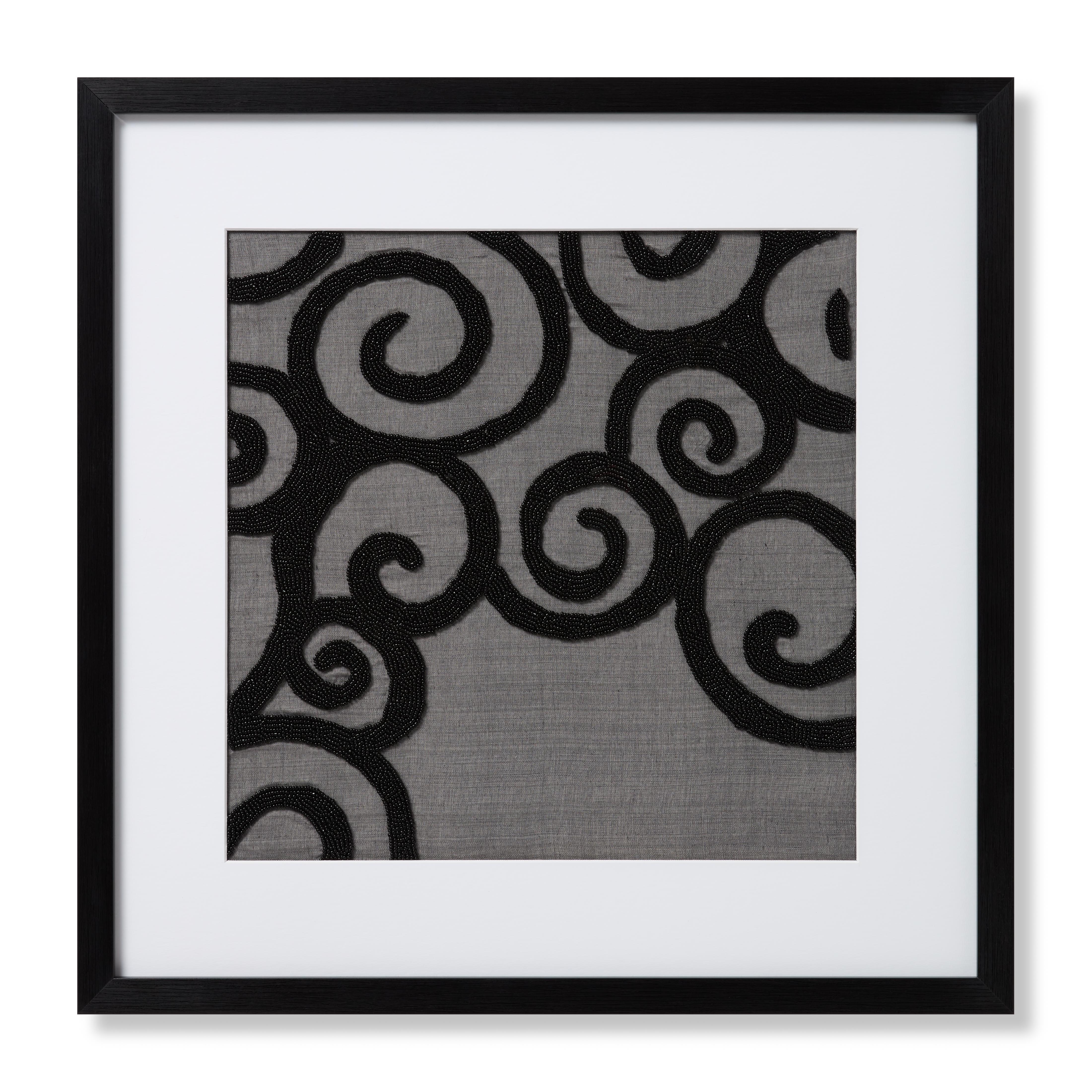 Loloi Decadent Grey / Black 2'-2" x 2'-2" Wall Art - Image 0