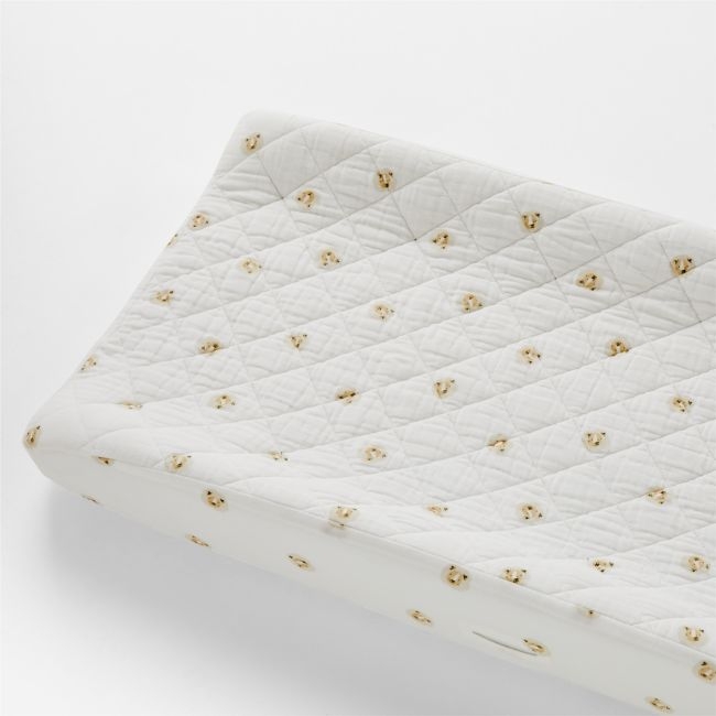 Supersoft Jungle Lion Organic Cotton Baby Changing Pad Cover - Image 0
