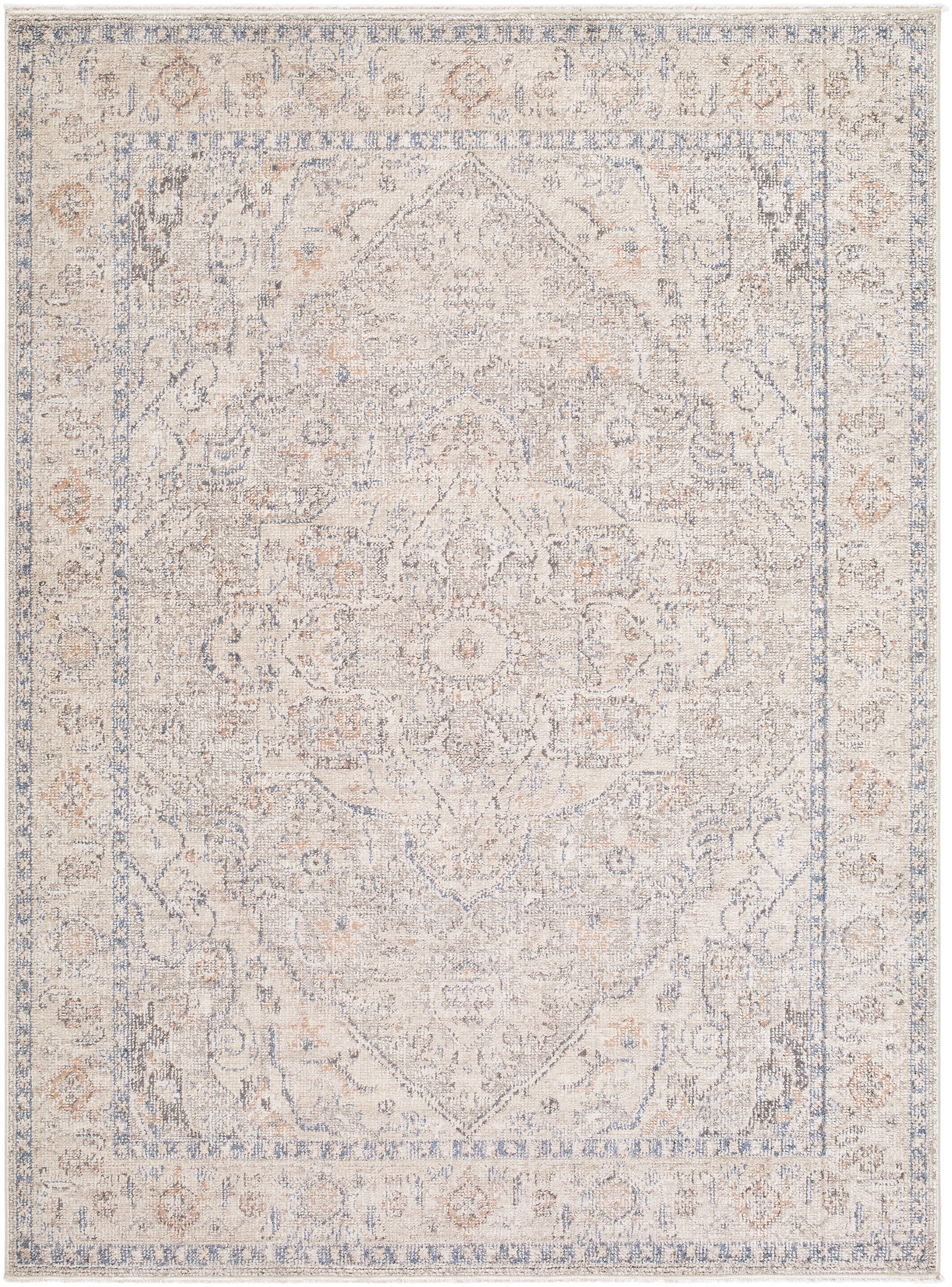 Maria Elena Brown Indoor 6'4" x 9' Machine Woven Rug - Image 0
