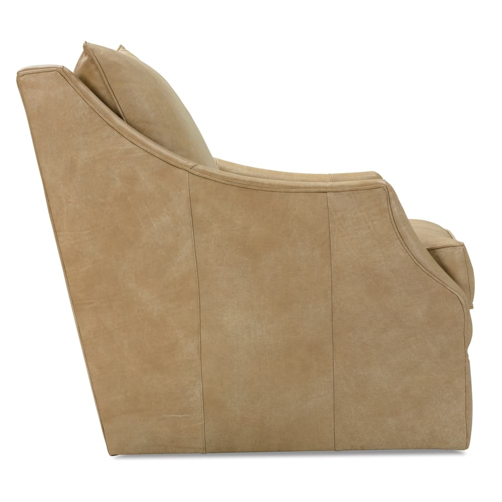 Kara Leather Swivel Glider - Image 3