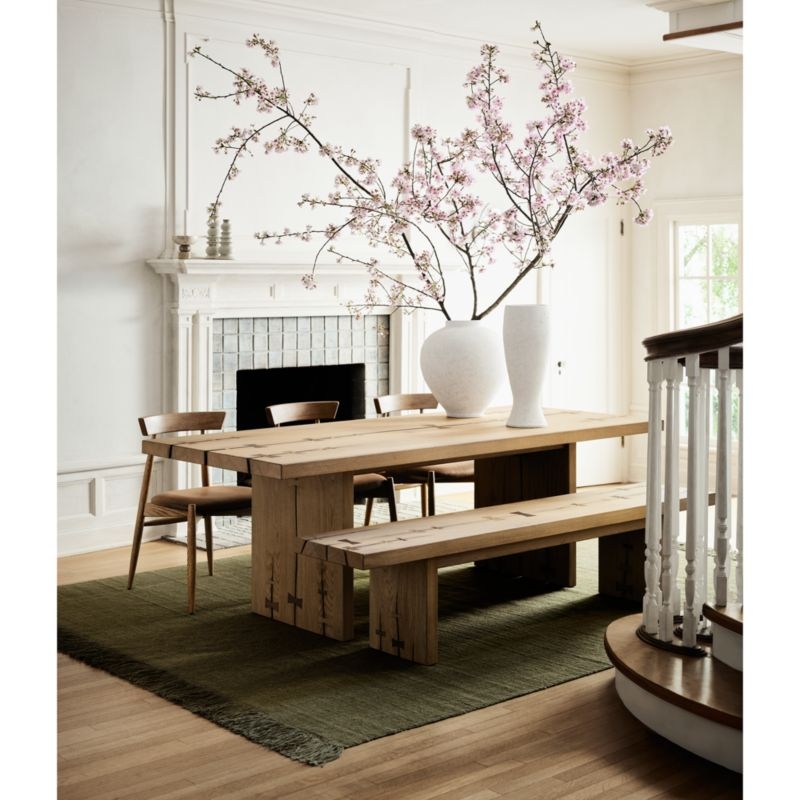 Lorient Large White Textured Ceramic Vase 18" by Laura Kim - Image 2