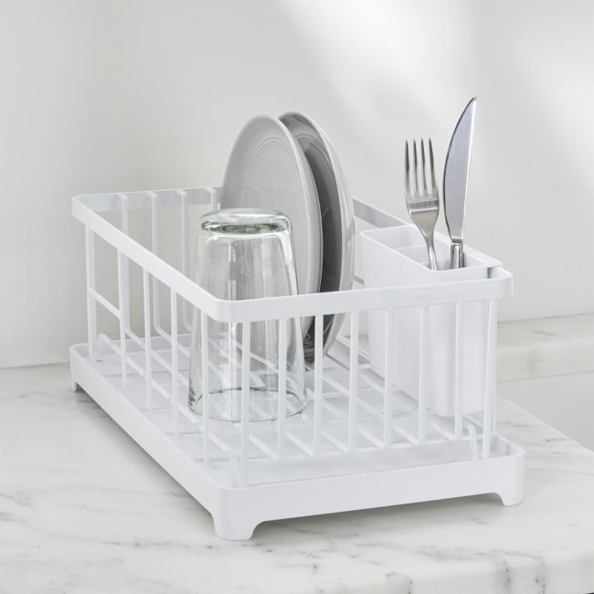 Yamazaki Tower White Wire Dish Drainer Rack - Image 0