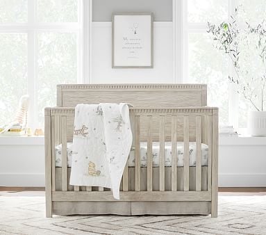 Rory 4-in-1 Convertible Crib, Montauk White, In-Home Delivery - Image 1
