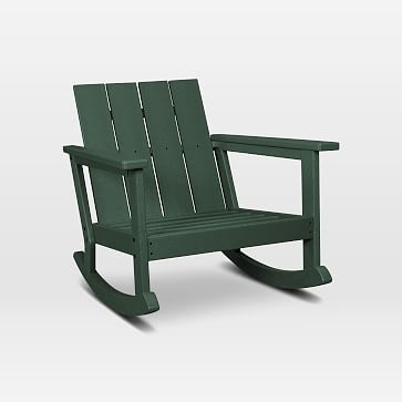 Polywood x West Elm Rocking Chair, Green - Image 0