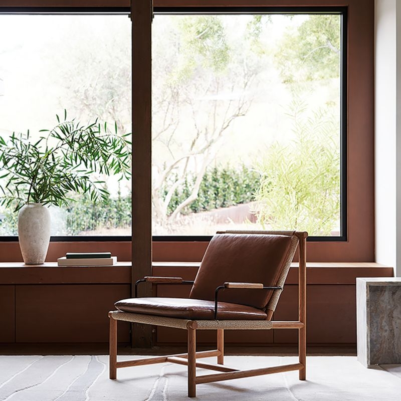 Anacapa Saddle Leather Lounge Chair - Image 4