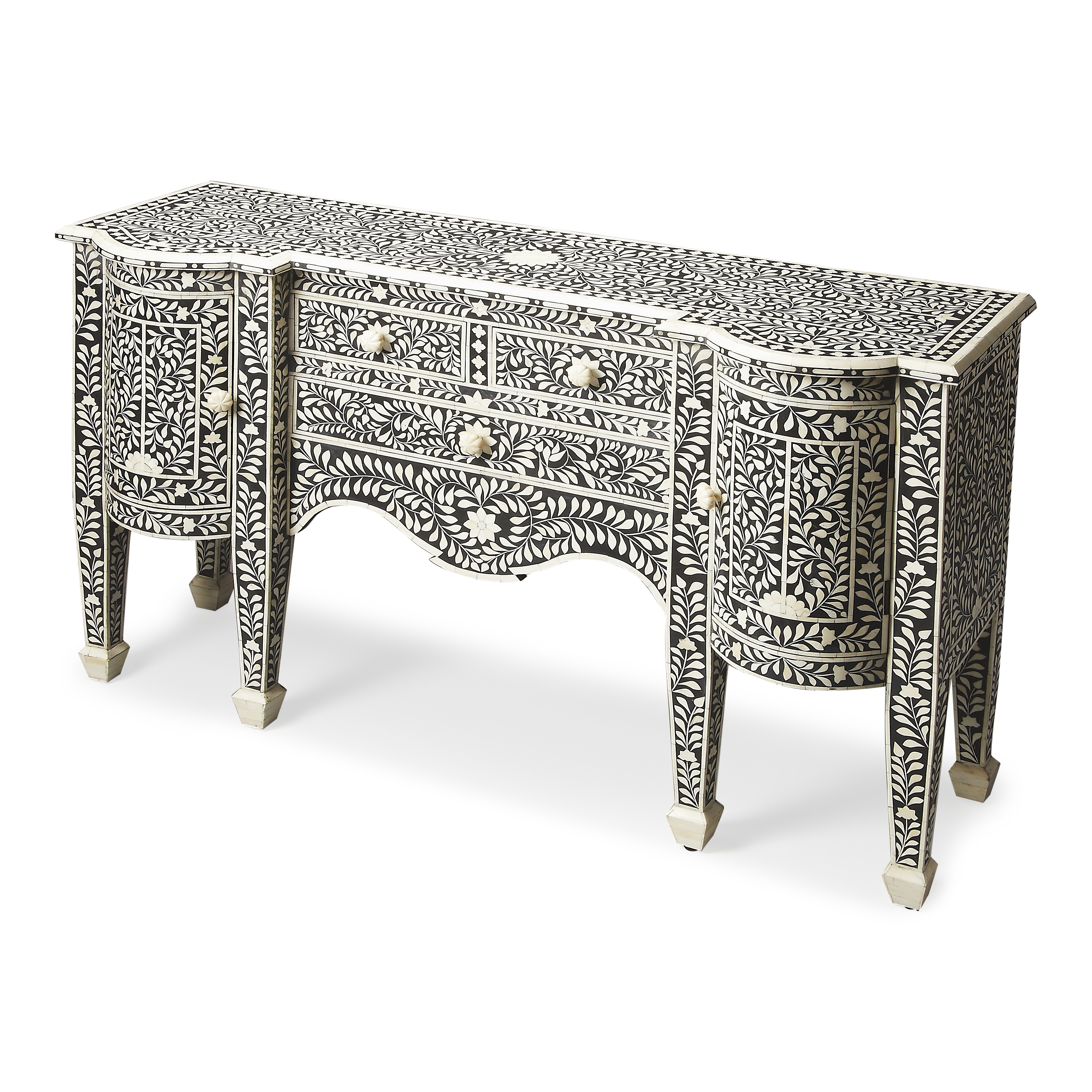 Vivienne Black Bone Inlay Buffet - Image 0