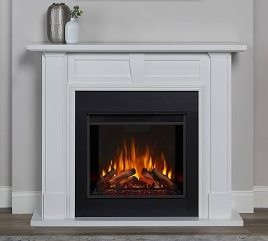 Real Flame 50" Granby Electric Fireplace, White - Image 1