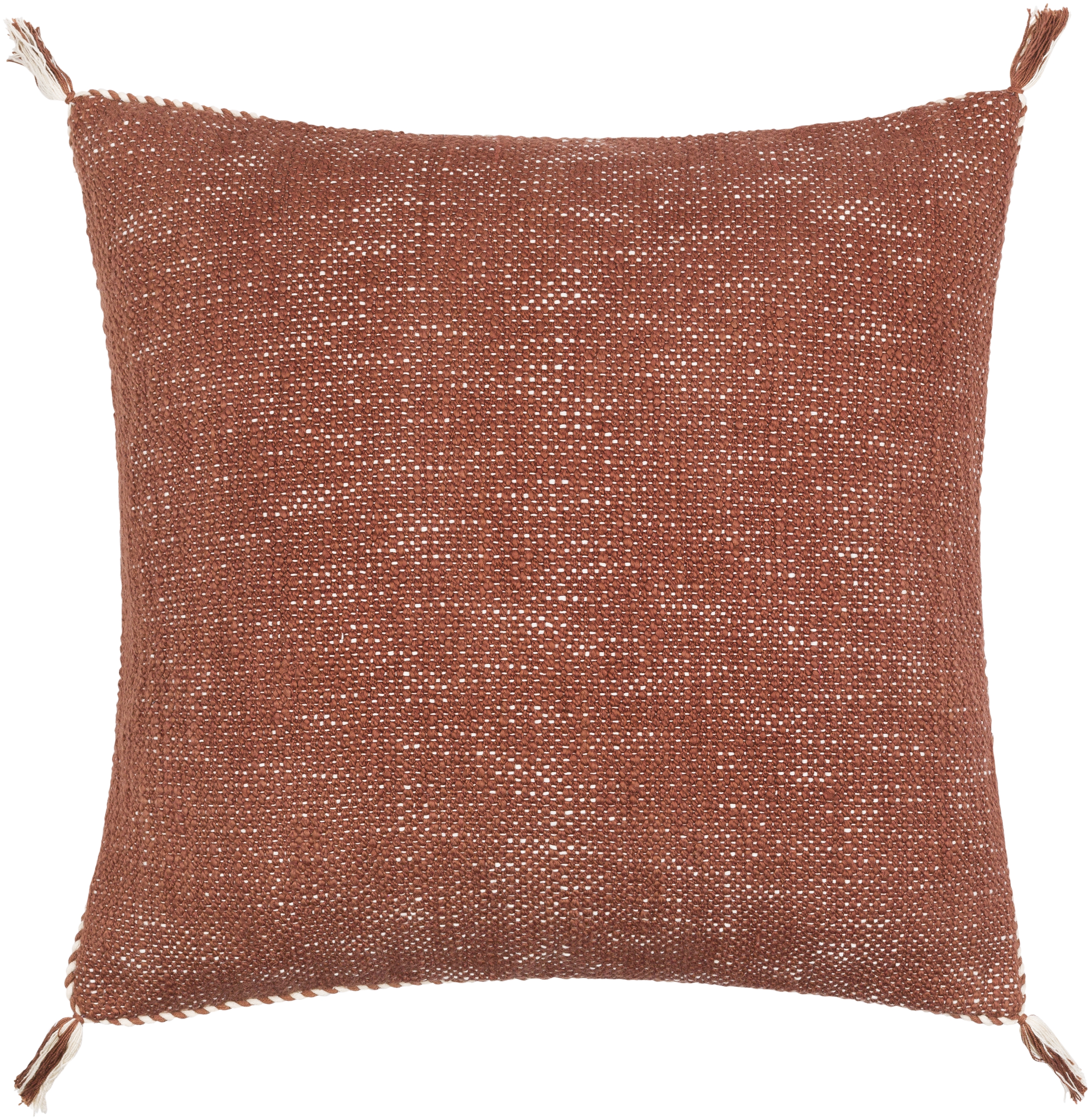 Braided Bisa Throw Pillow, 20" x 20", with down insert - Image 0