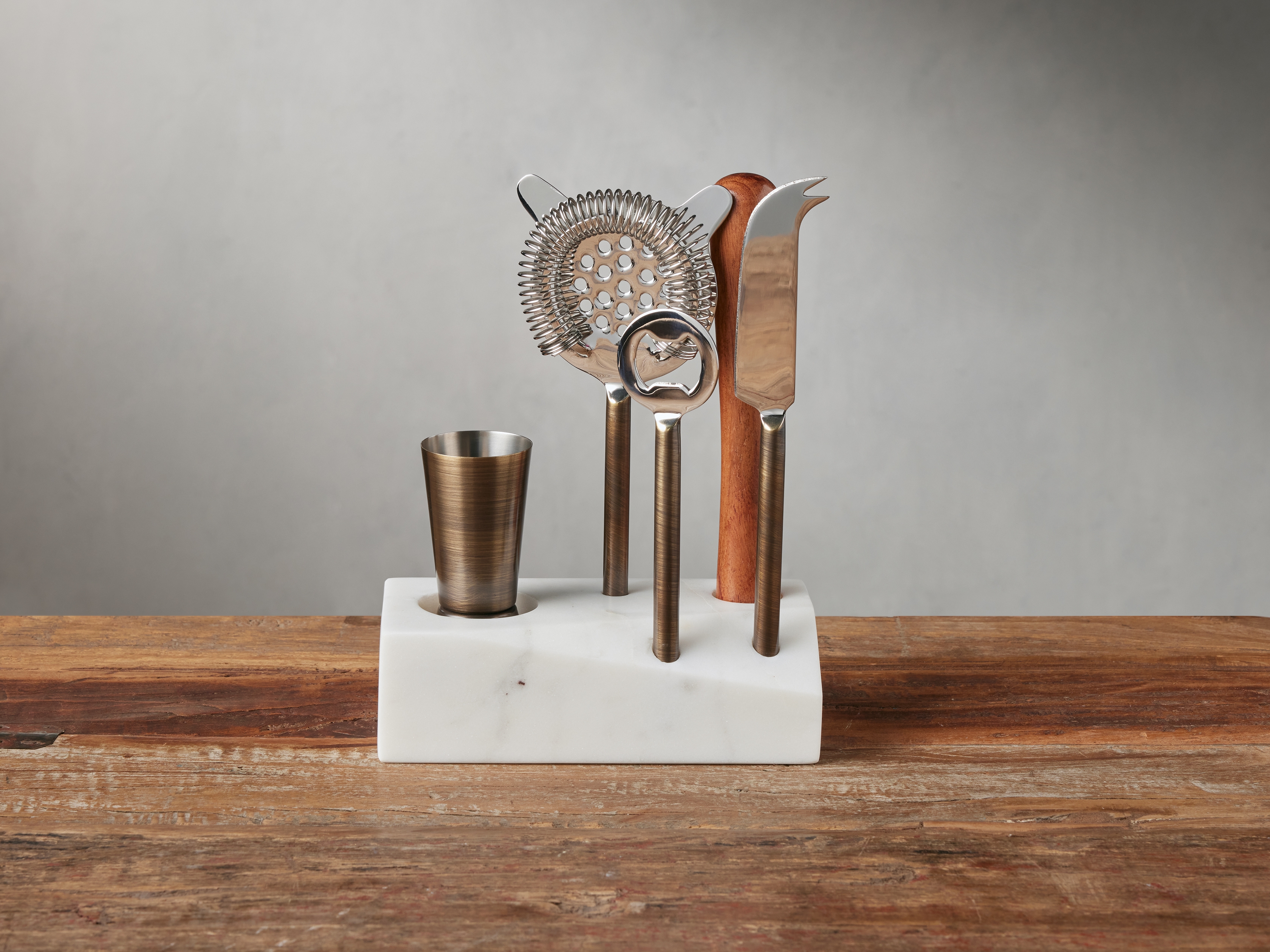 Sienna Bar Tool Set in Stainless Steel Silver - Image 0
