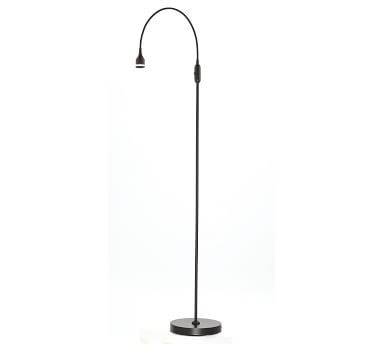 Hartnell LED Metal Articulating Floor Lamp, Matte Black - Image 1
