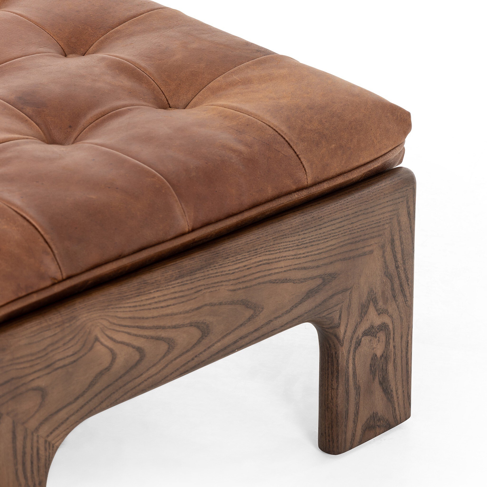 Halston Ottoman - Heirloom Sienna - Image 2