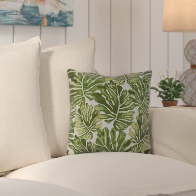 Palm Leaves Outdoor Square Pillow Cover & Insert - Image 0