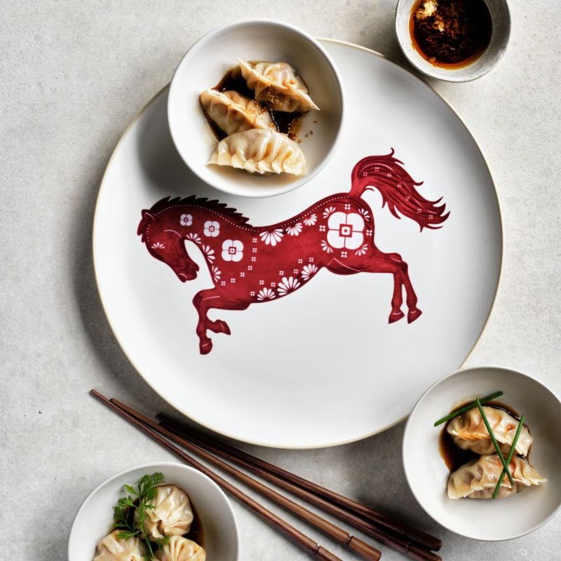 Year of the Horse Stoneware Platter - Thumbnail 2
