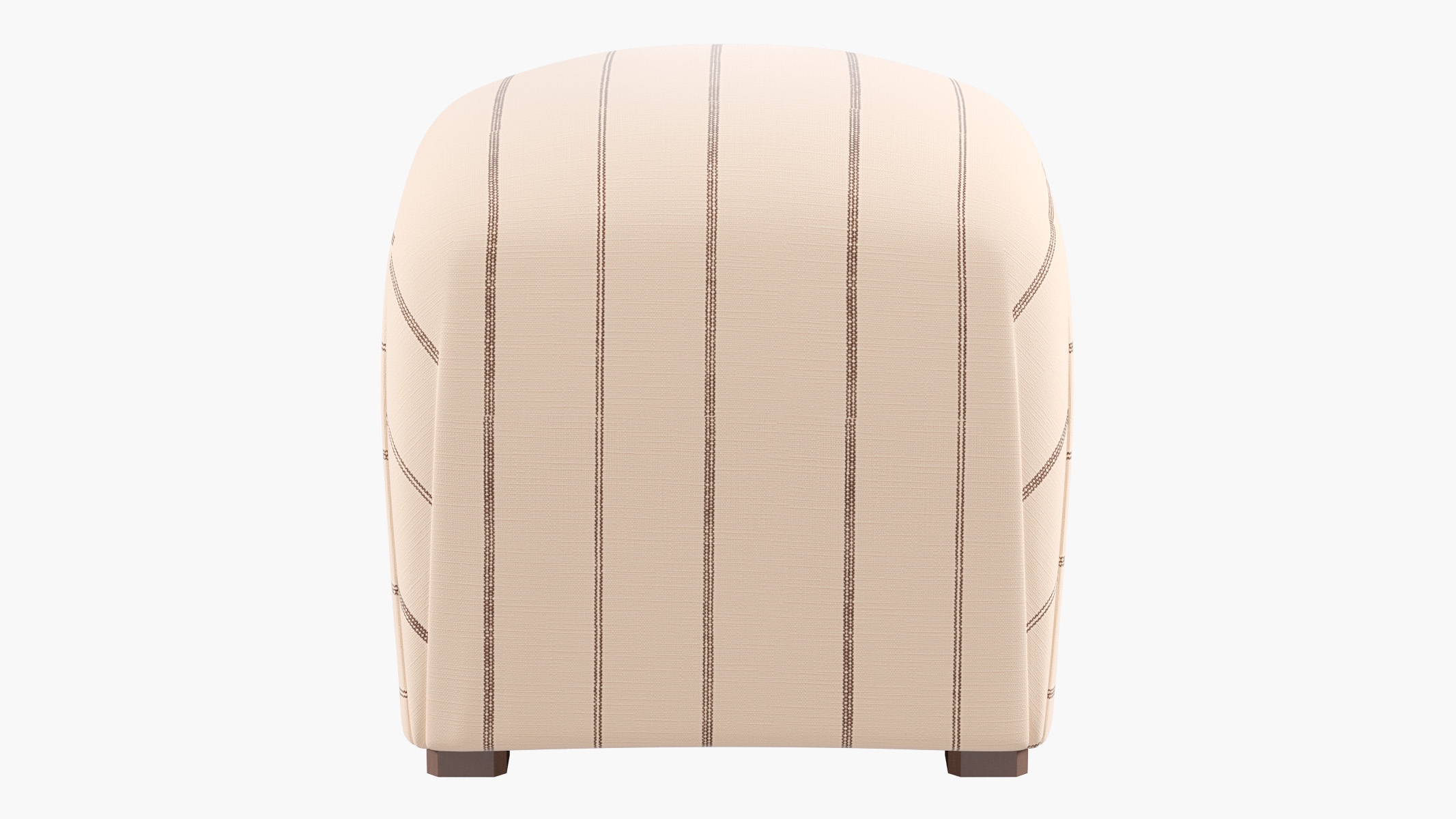 Deco Ottoman, Charcoal Fritz - Image 0