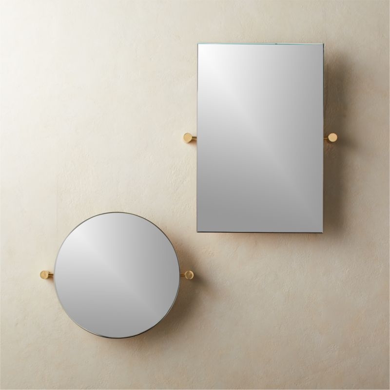 Tilt Round Bathroom Mirror 24" - Image 5