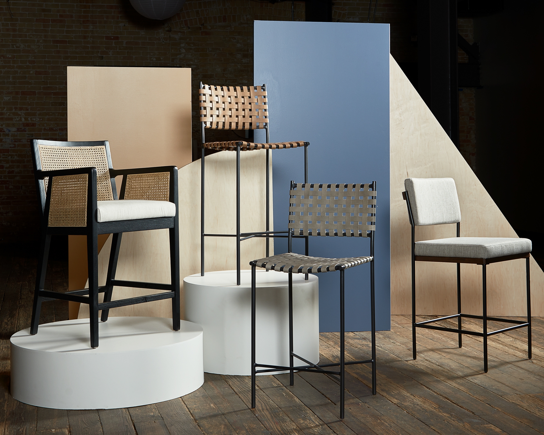 Benton Bar + Counter Stool - Savile Flannel - Image 10