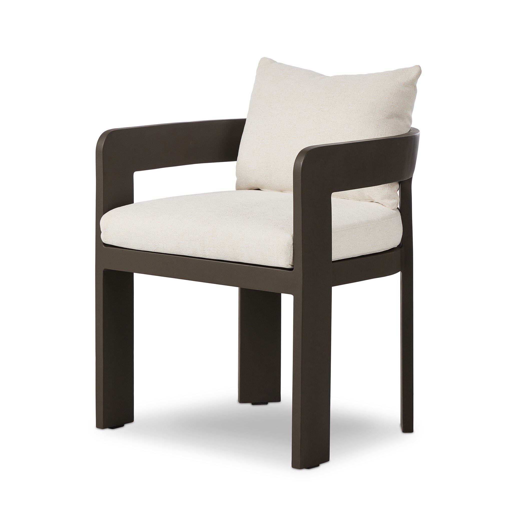 Jackson Outdoor Metal Dining Chair - Alessi Linen - Image 1