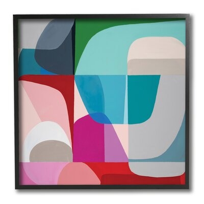 Abstract Shape Collage Pop Blue Red Green - Image 0