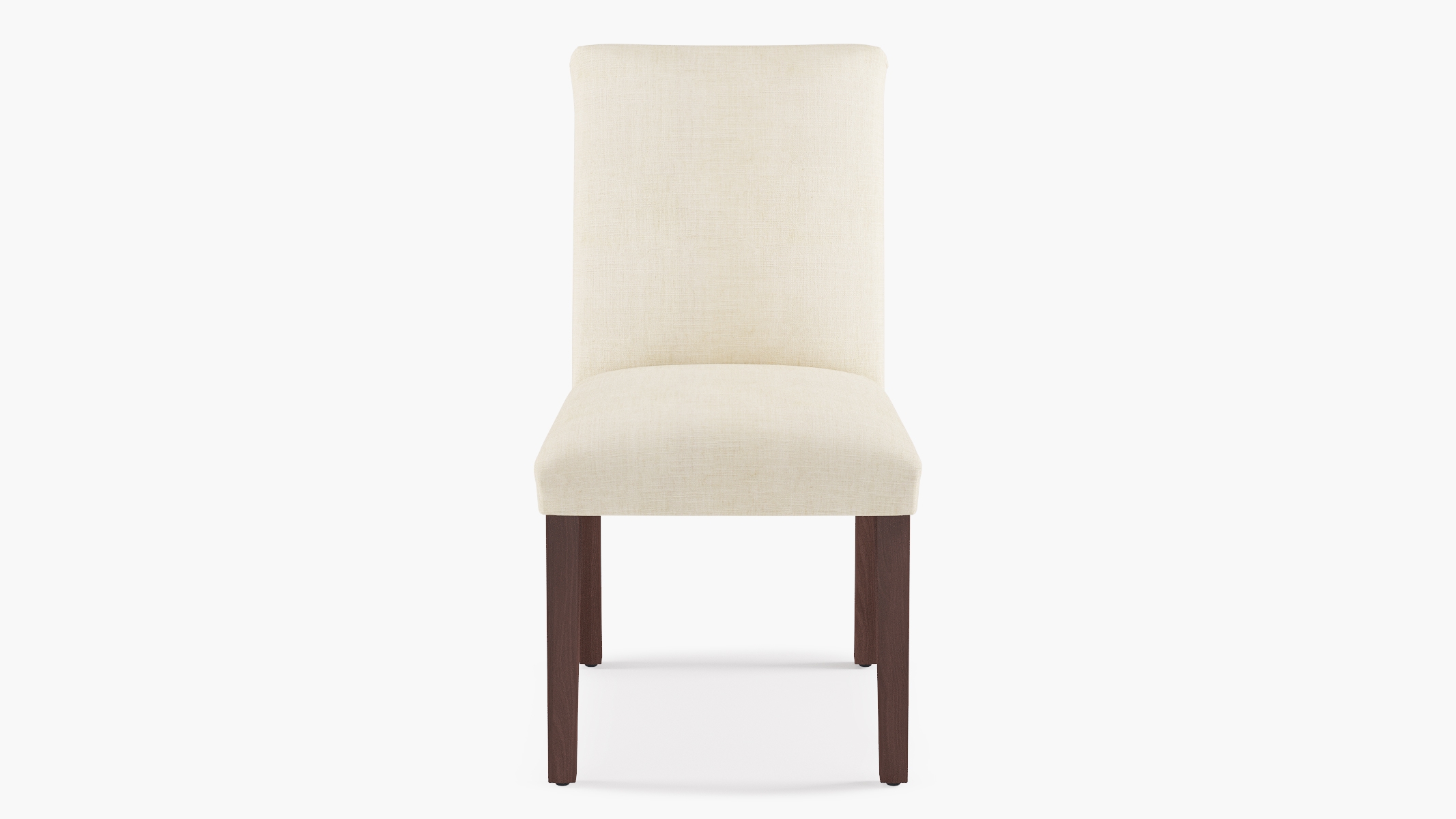 Classic Dining Chair, Talc Everyday Linen, Espresso - Image 1