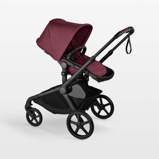 Bugaboo Kangaroo Complete Dark Cherry Red with Black Frame Baby Stroller - Image 0