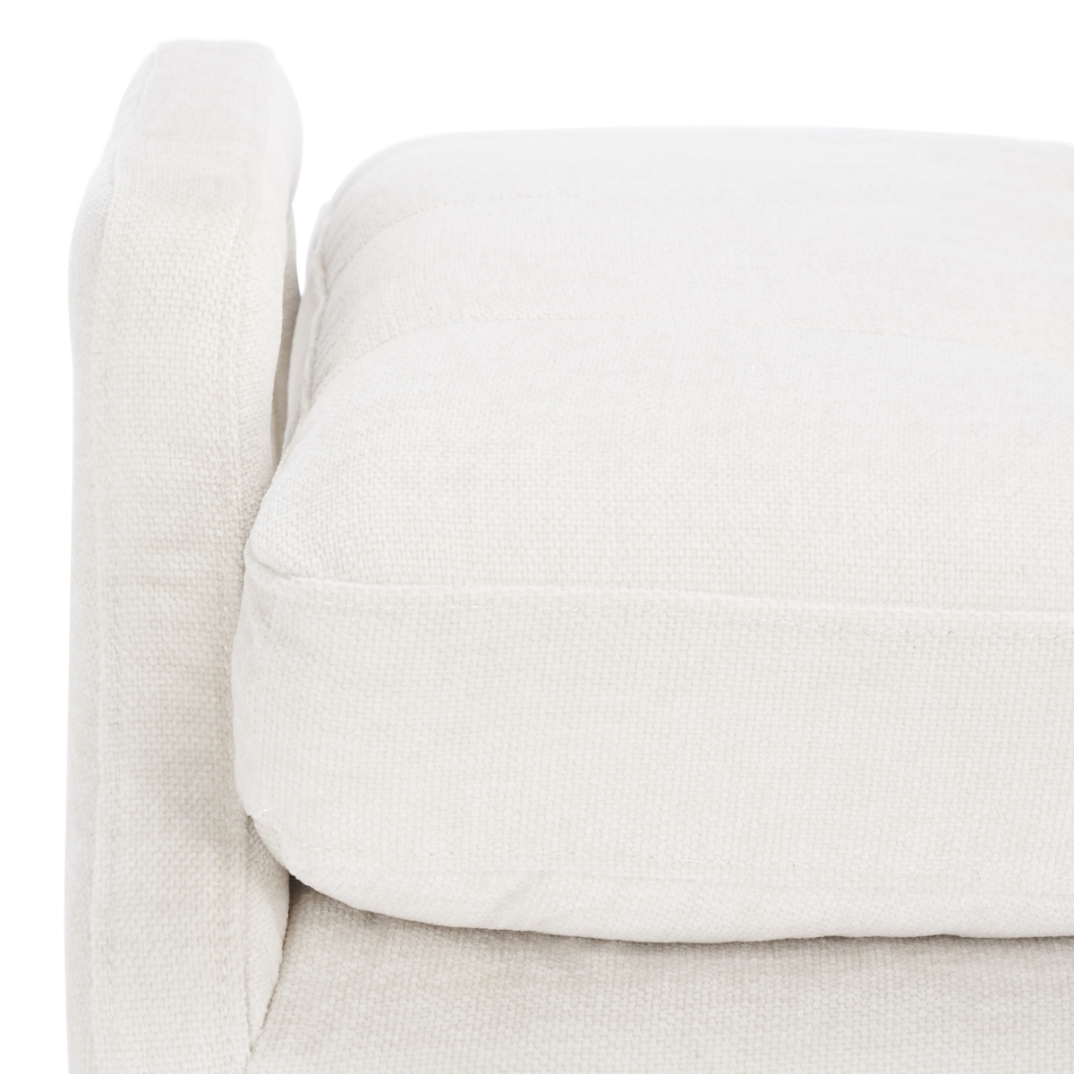 Everdeen Bench - Light Grey / Gold - Safavieh - Image 2