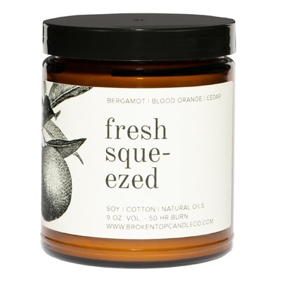 Fresh Squeezed Scented Jar Candle - Image 0