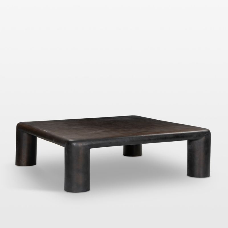 Targon Bronze Aluminum 55" Indoor/Outdoor Square Coffee Table - Image 2