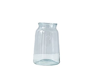 Recycled Glass Mason Jar Vase, Large - Image 0