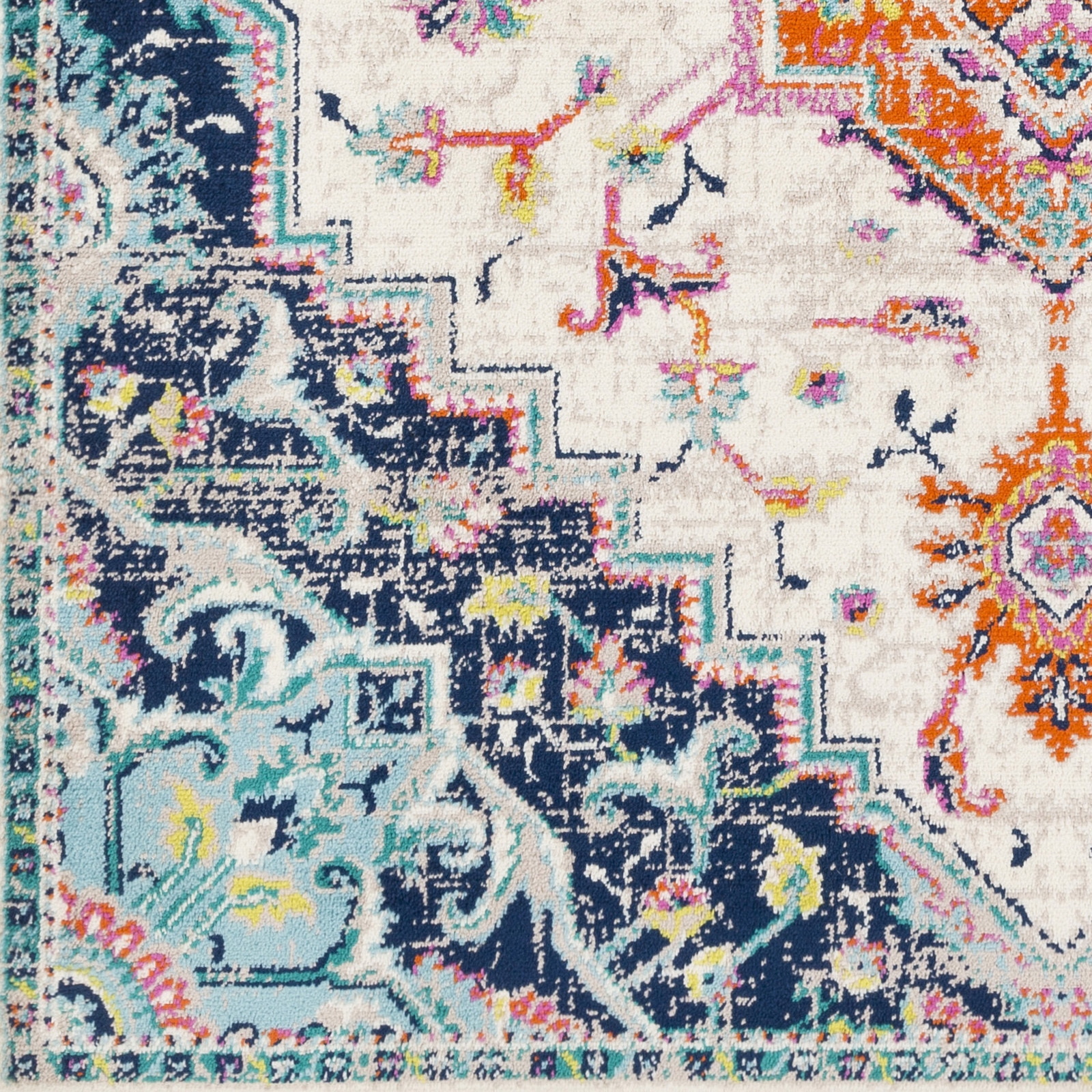 Paramount Beige Indoor 6'7" x 9'6" Machine Woven Rug - Image 6