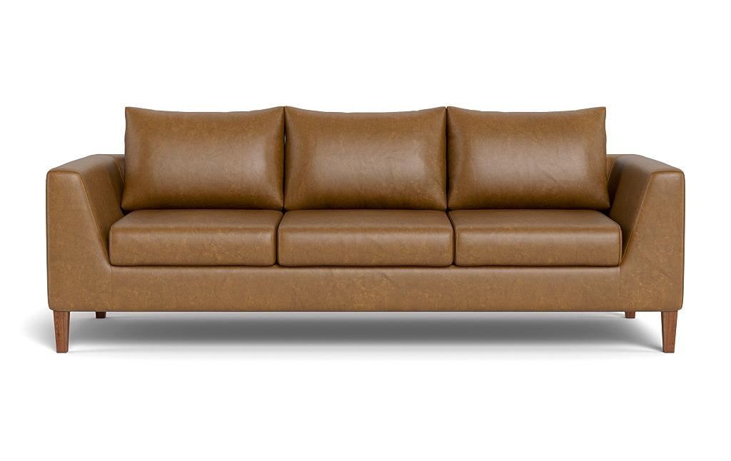 Asher Leather 3-Seat Sofa - Image 0