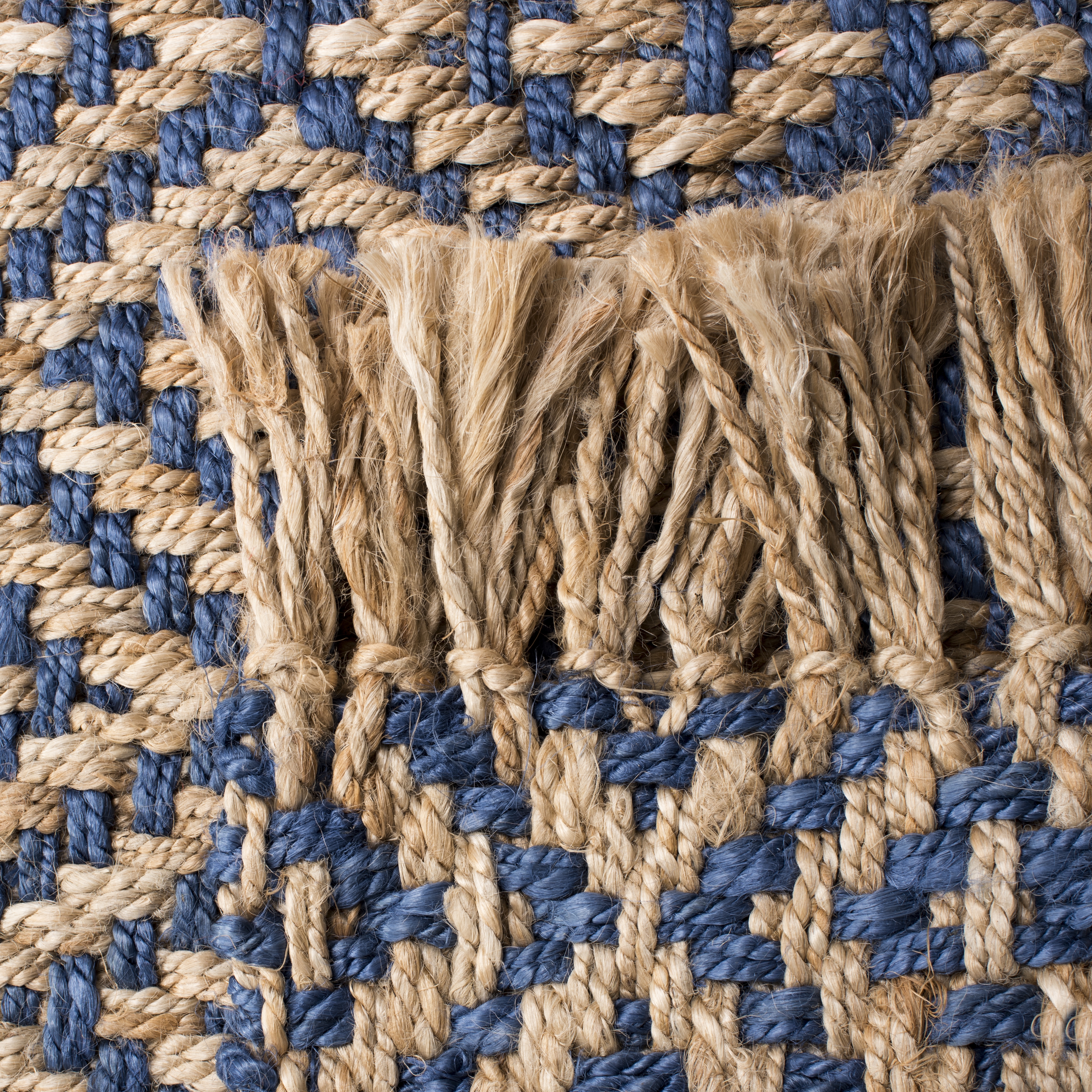 Arlo Home Hand Woven Area Rug, NF266D, Tropical Blue/Natural,  4' X 6' - Image 3