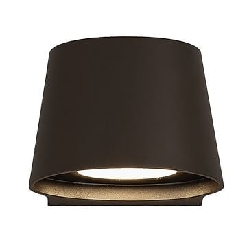 tapered outdoor sconce 7", Black - Image 3