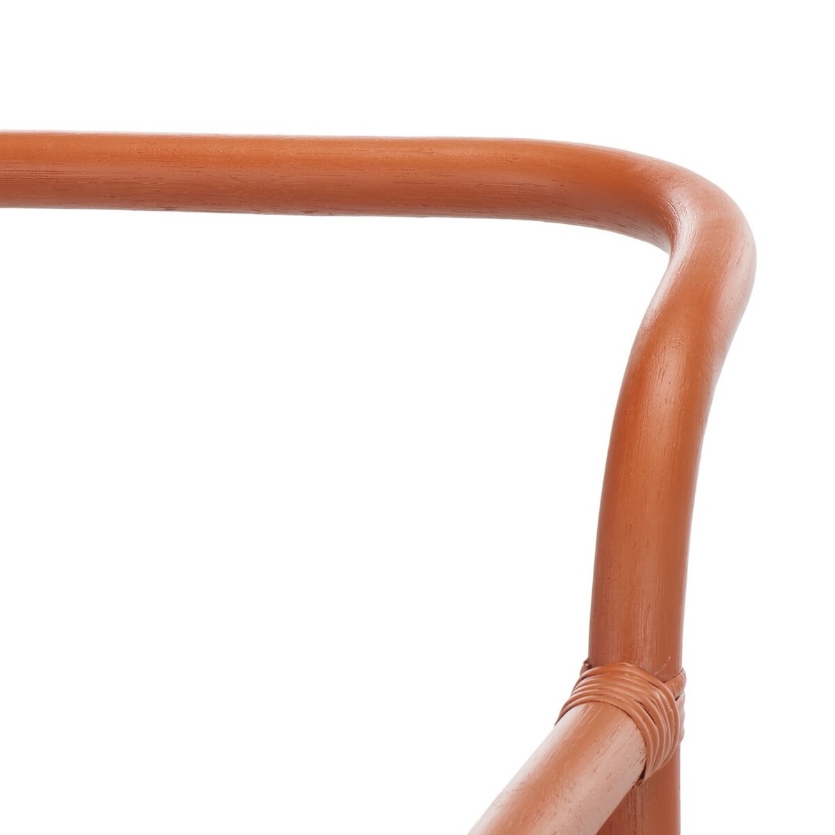 Barnette Rattan Pole Barcart - Amber - Safavieh - Image 2