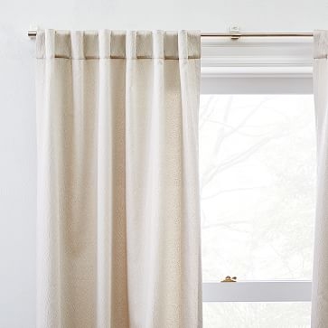 Ripple Jacquard Curtain, Simple Taupe, 48"x84" - Image 3