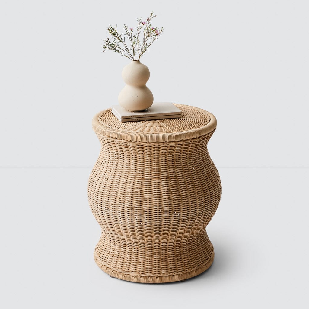 The Citizenry Dua Wicker Stool | Natural - Image 0