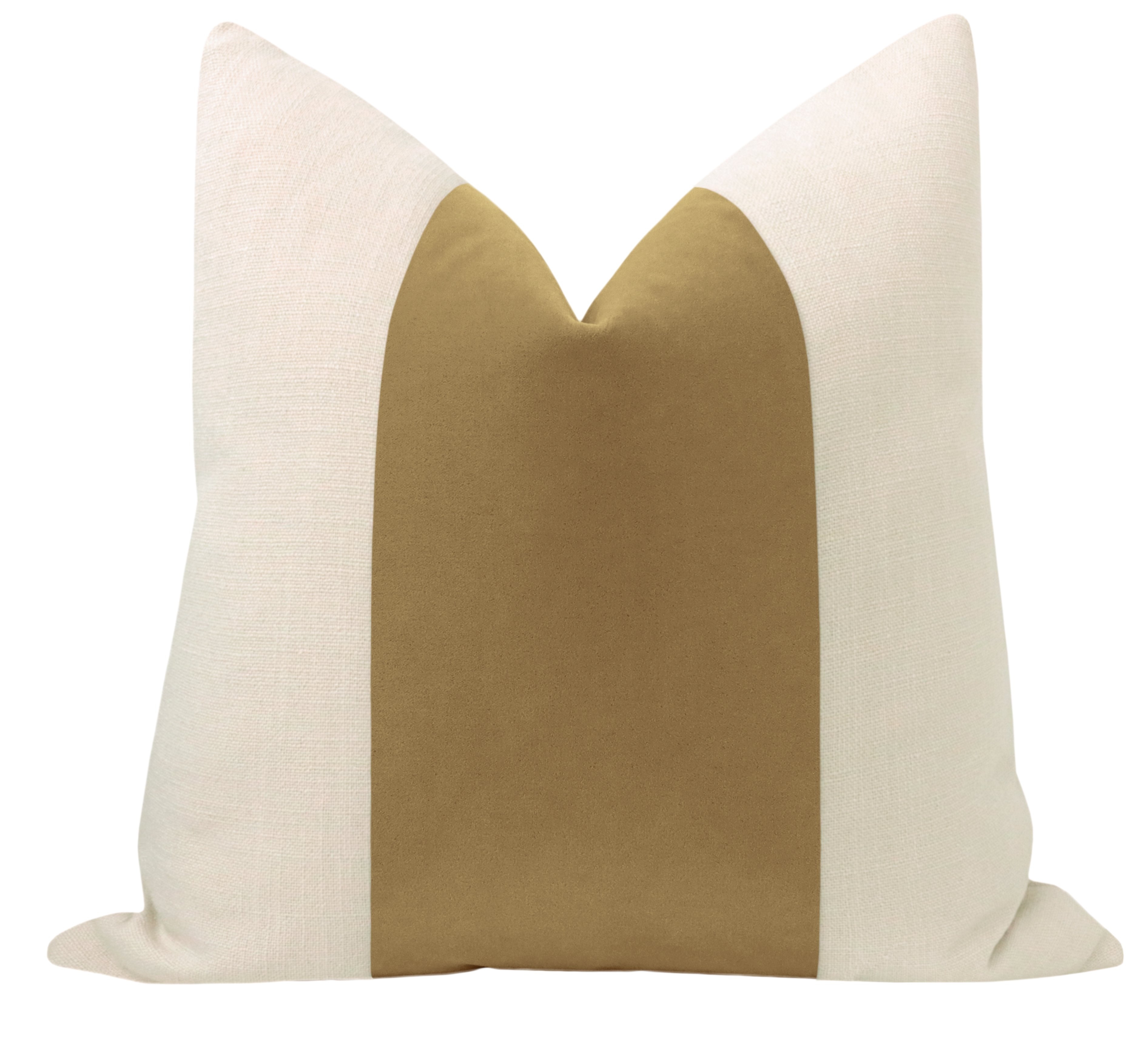 PANEL :: Mohair Velvet // Camel - 22" X 22" - Image 0