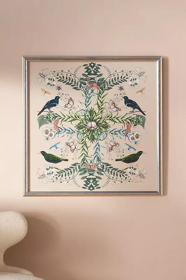 Dimensional Birds and Flowers Wall Art - Image 0
