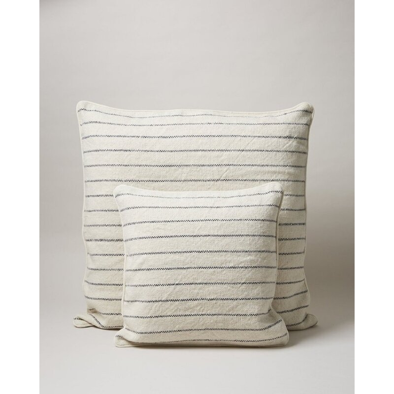 Farmhouse Pottery Down Striped Pillow Size: Height(26") x Width(26") - Image 0