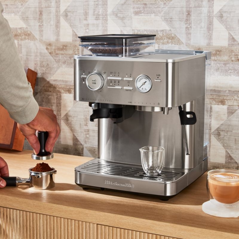 KitchenAid ® Semi-Automatic Espresso Machine in Stainless Steel - Image 1